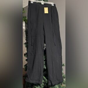 NWT Shein gauzy wide leg medium 6